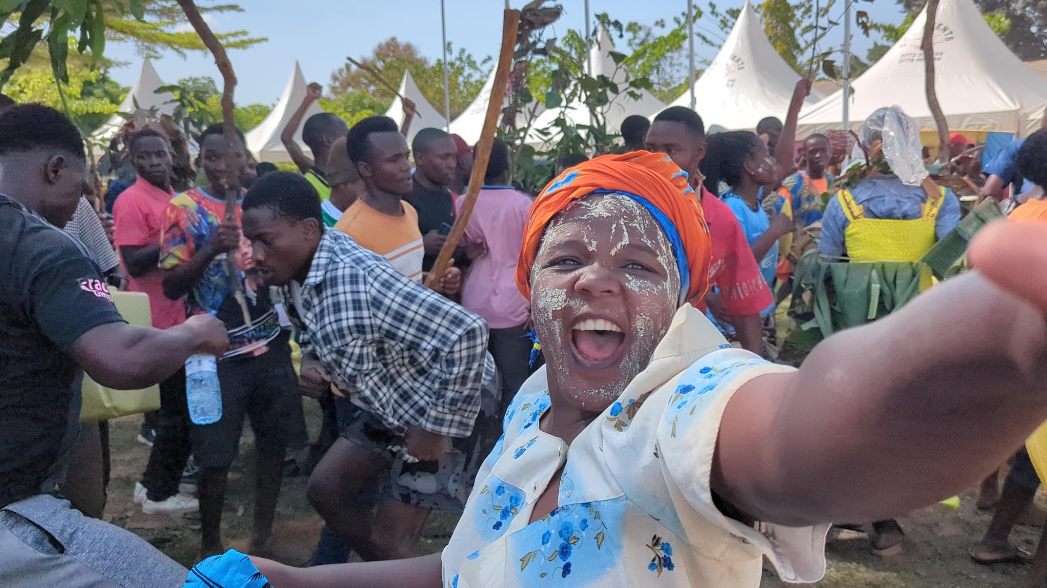 Community celebration during Imbalu